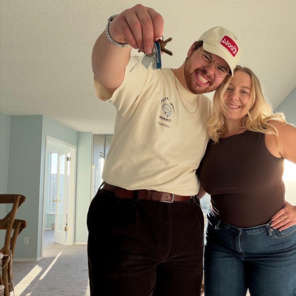The day we became HOMEOWNERS!