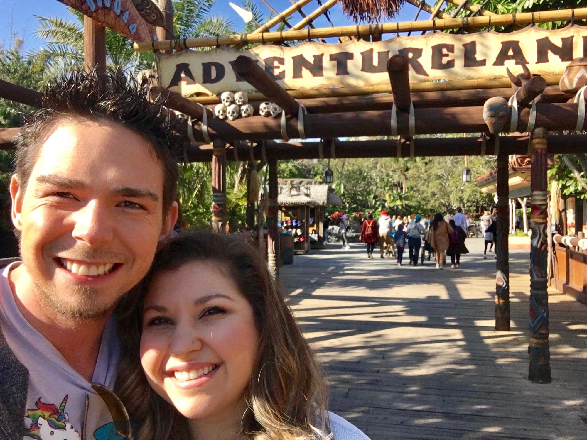 Orlando- our first big trip together. 01.2017