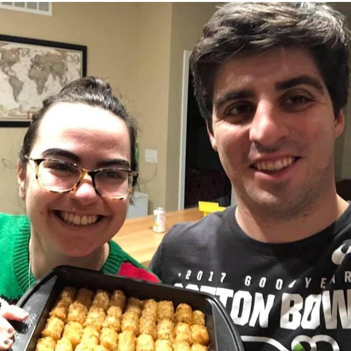 Jack's first Tater Tot Hotdish - yum! 😋