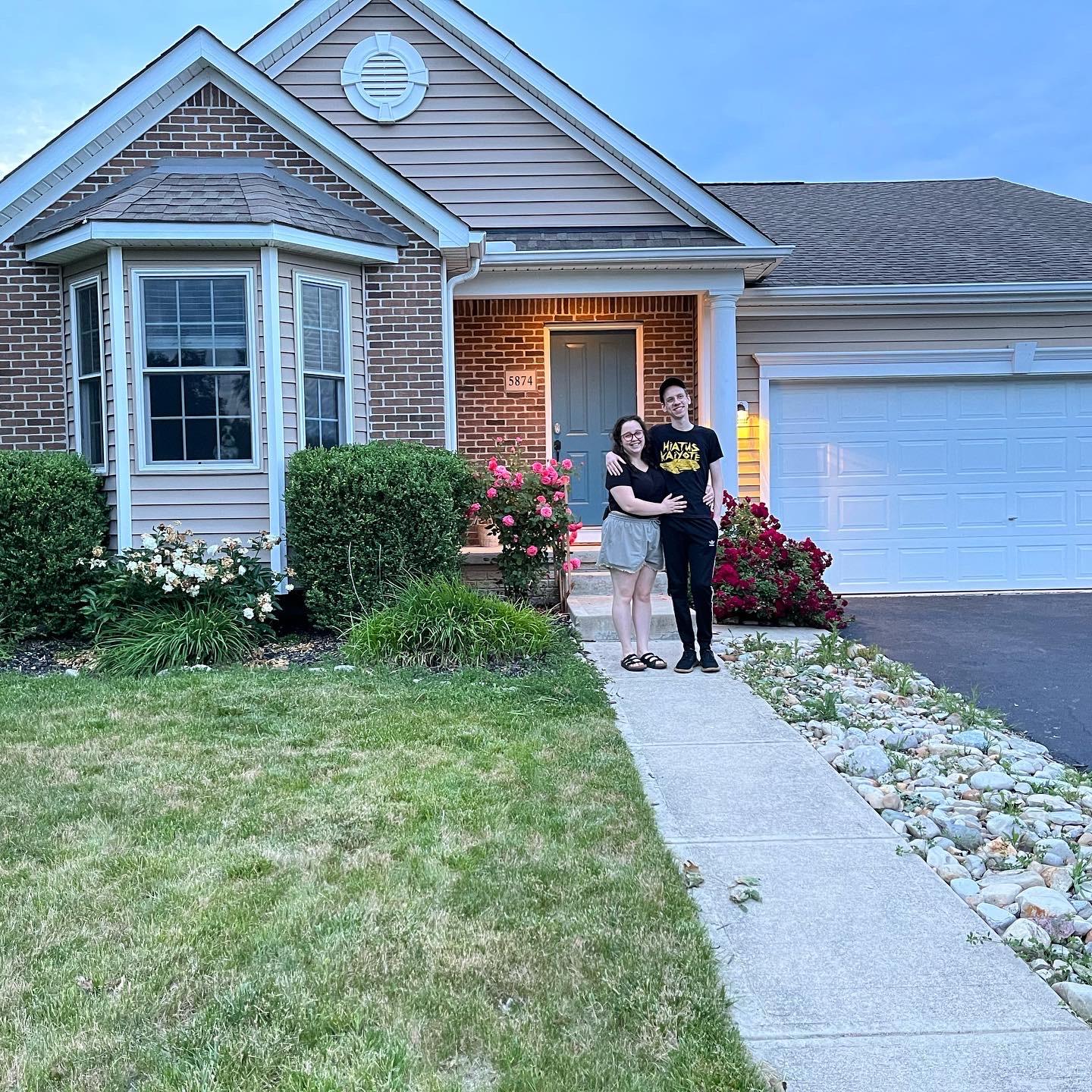 Our first house together