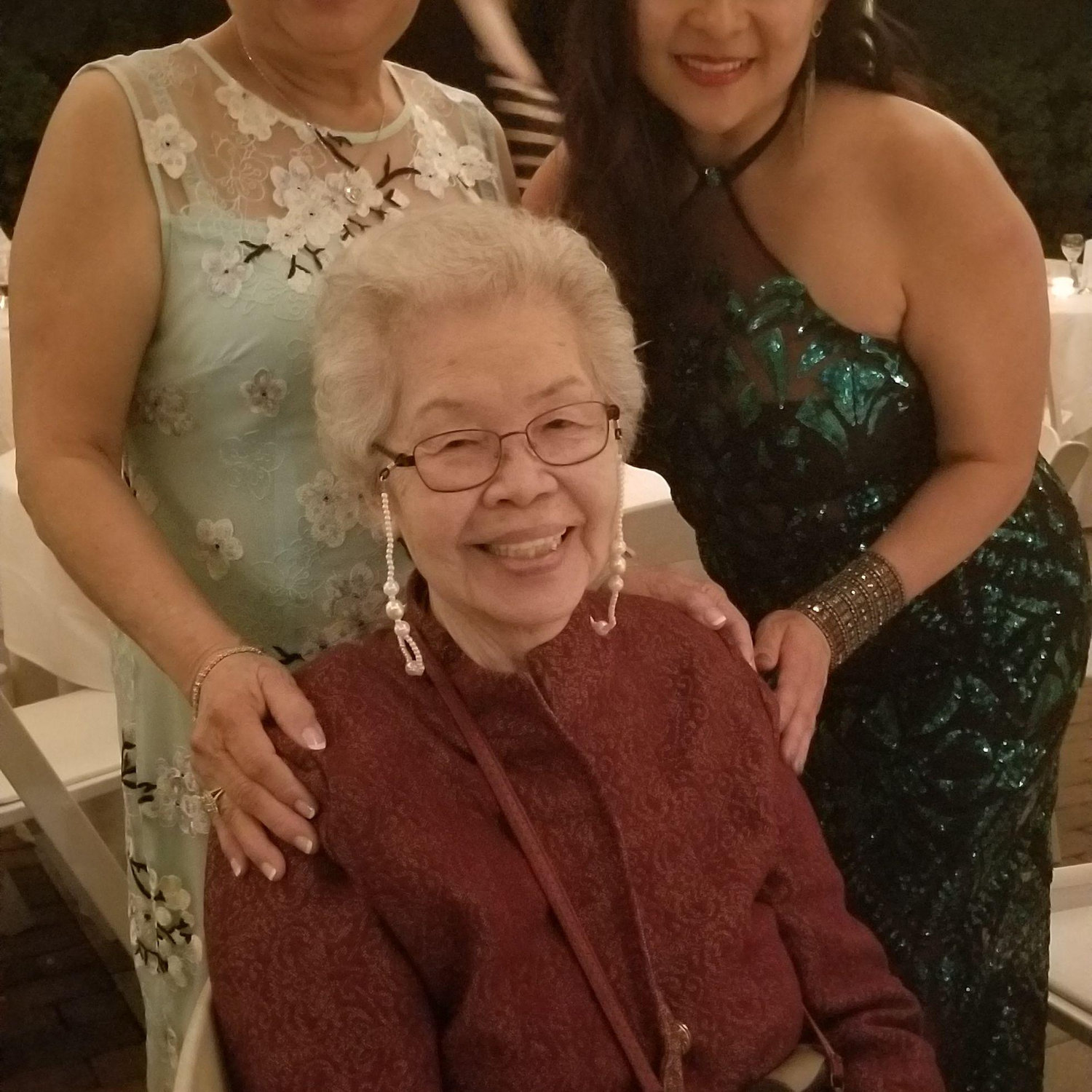 Wedding with Mom & Auntie Chung