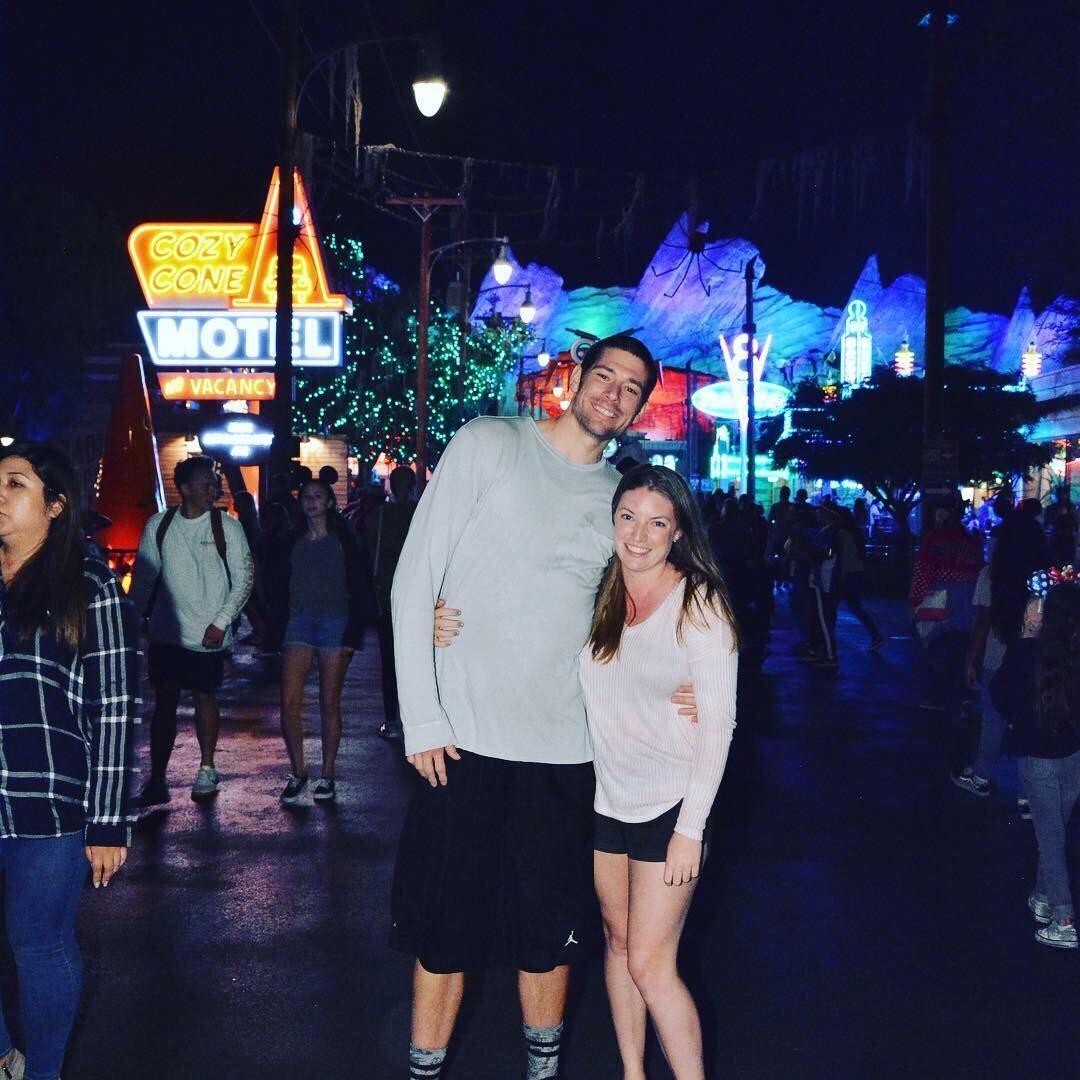 Cars Land in Disneyland. We're still undefeated on that ride.