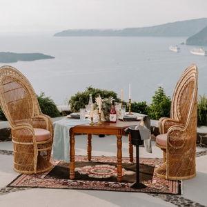 Our first dinner in Greece as Newlyweds!