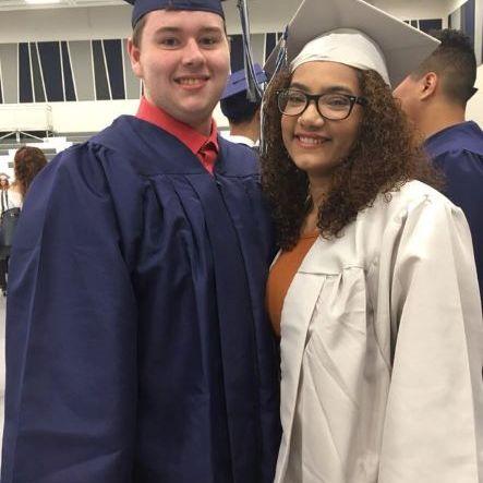 We graduated high school together