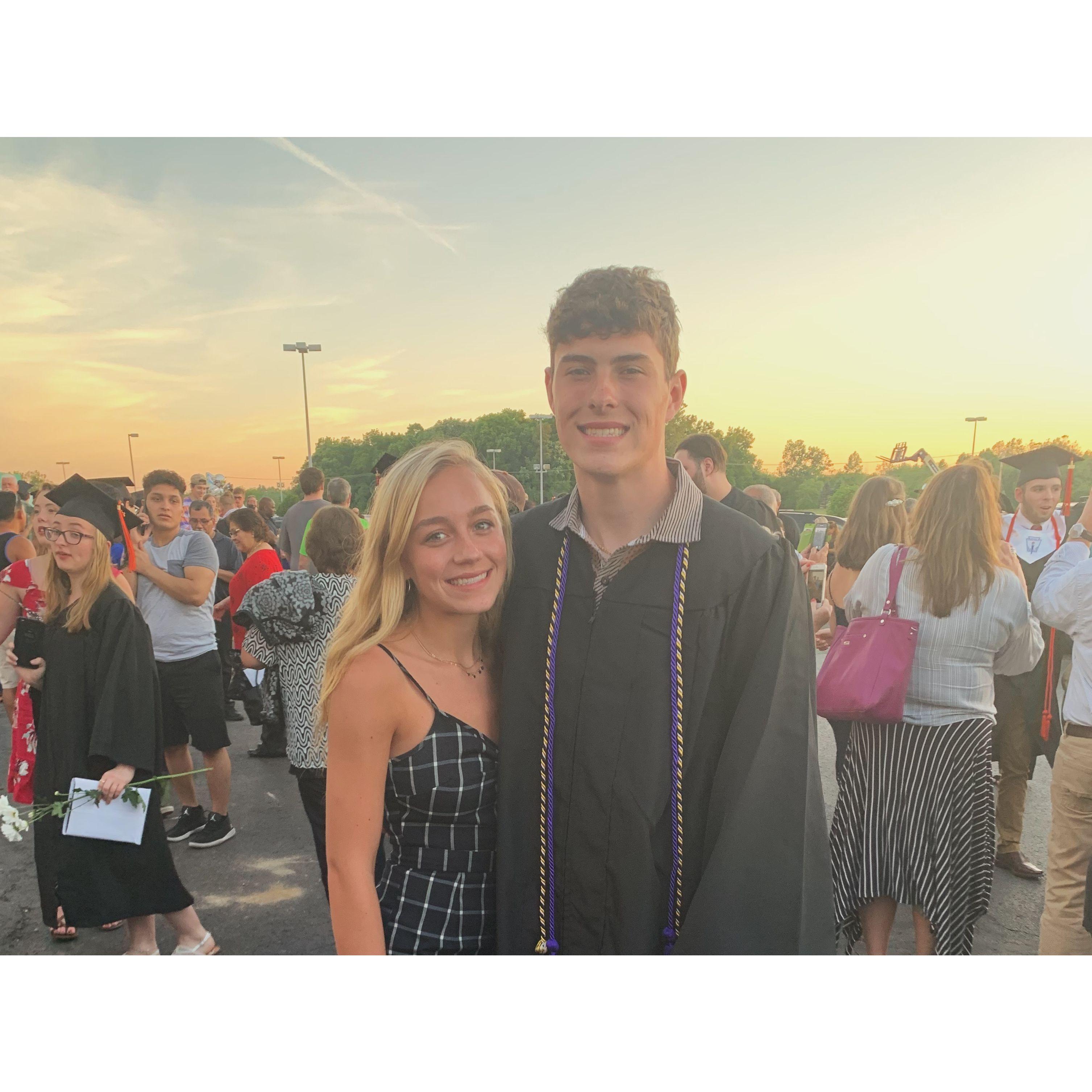 Dylan graduating high school!