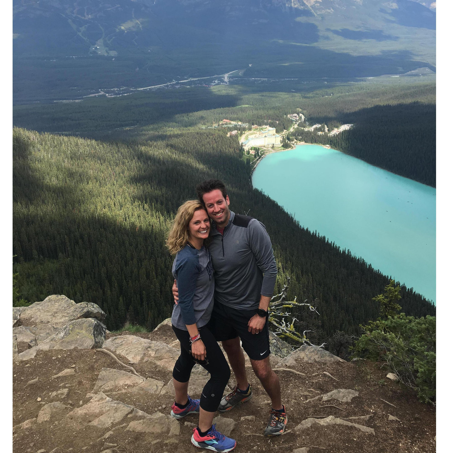 The magical proposal spot, Lake Louise Banff in Alberta Canada!