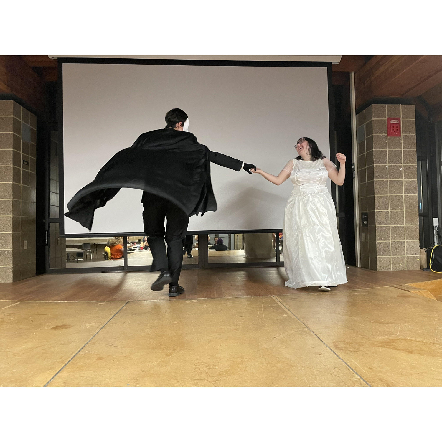 Any of you that know us know that we love Phantom of the Opera. This Halloween, we dressed up as the Phantom and Christine (as the pair should have been together in the end)