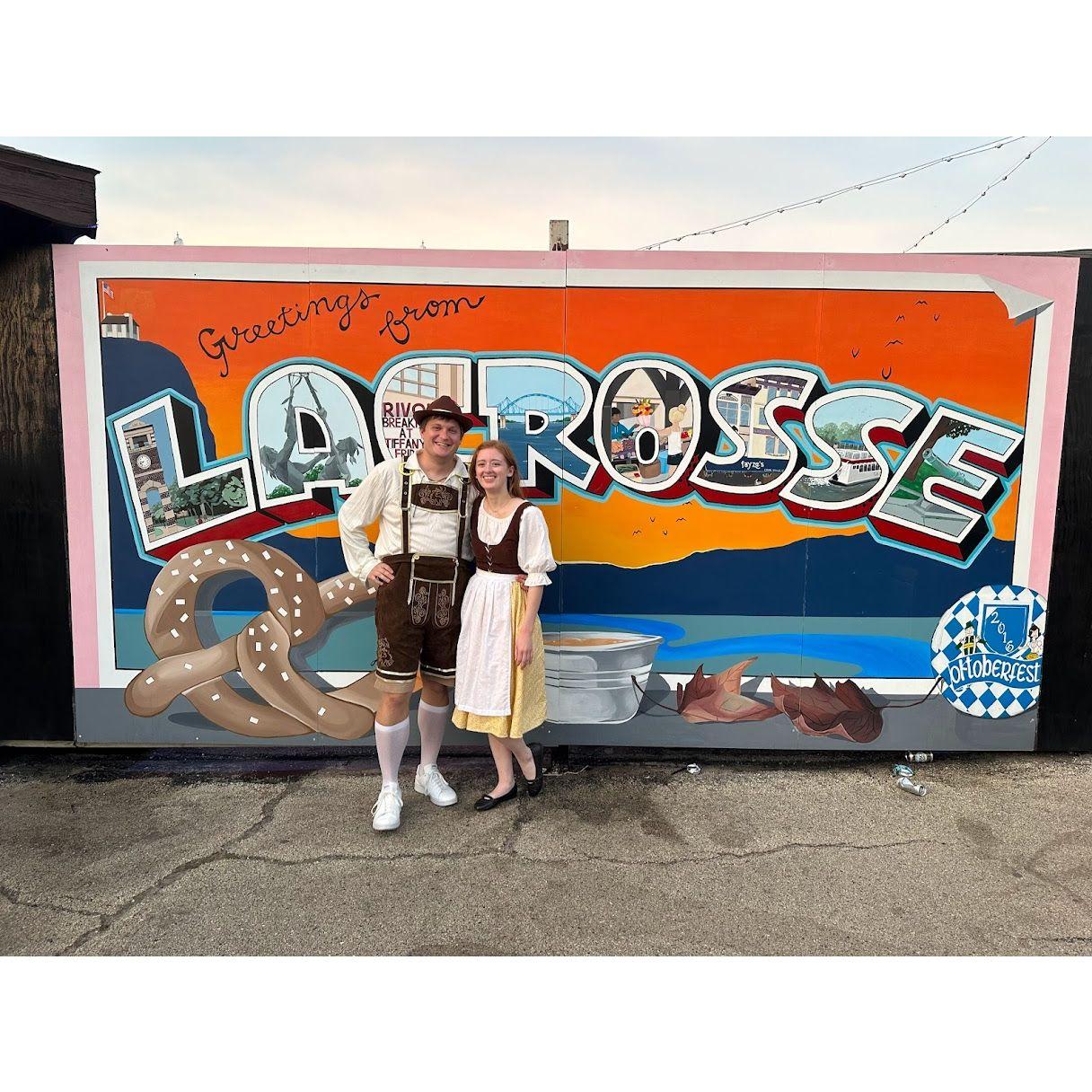 We love a costume party and never say no to a soft pretzel!