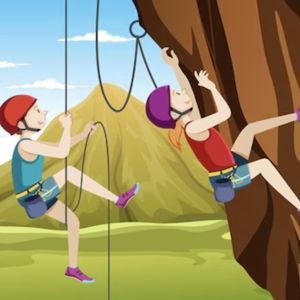 Rock Climbing and Repelling in Hawking Hills