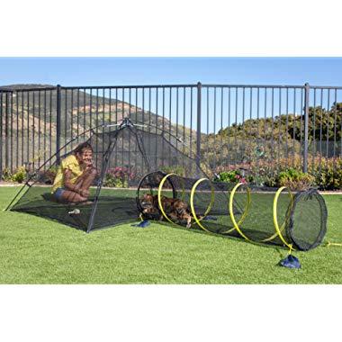 Outback Jack Outdoor Cat Enclosures For Indoor Cats [Portable Cat Tent, Cat Tunnel, and Playhouse] (Play Tents for Cats and Small Animals)
