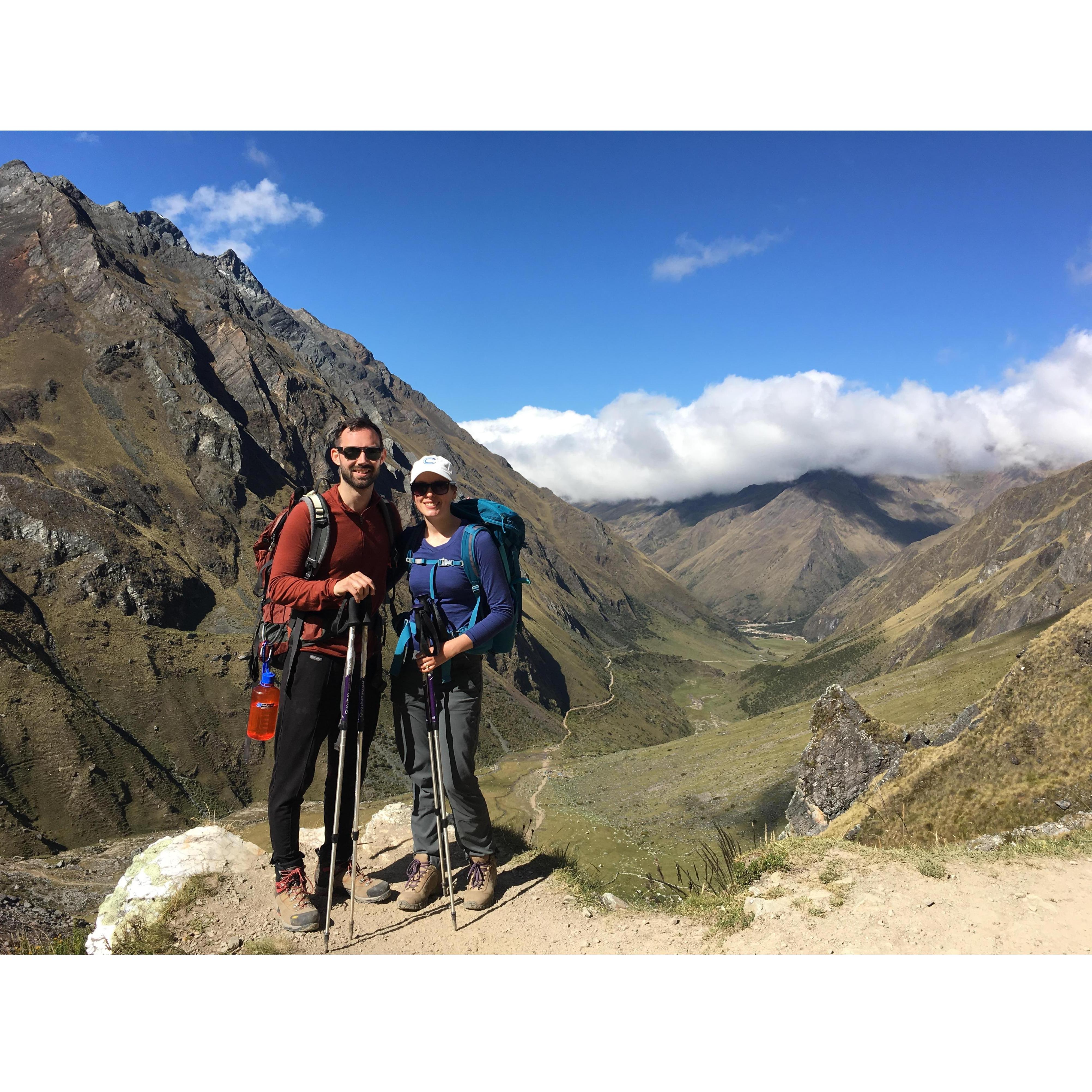1 day post-proposal and first time hiking to 14,000 feet!