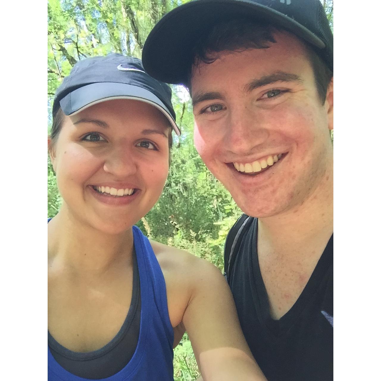 One of our favorite hikes! We ended up going the wrong direction for 3 miles but found some delicious wild blackberries and beautiful birds along the way :)
