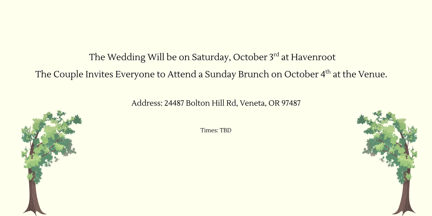 The Wedding Website of Sky Link and Rebecca Guralnick