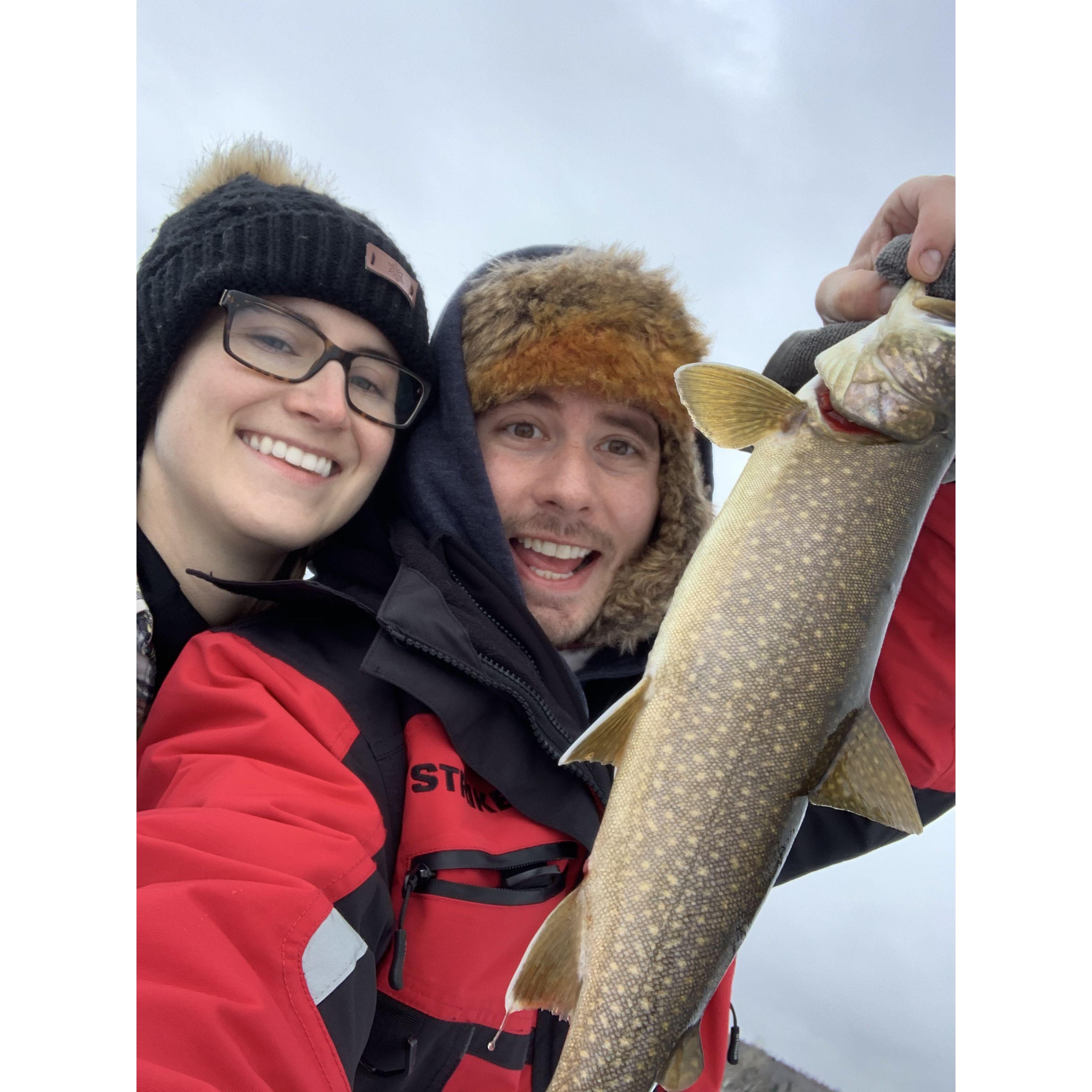 Ice Fishing at Moosehead Lake 2020