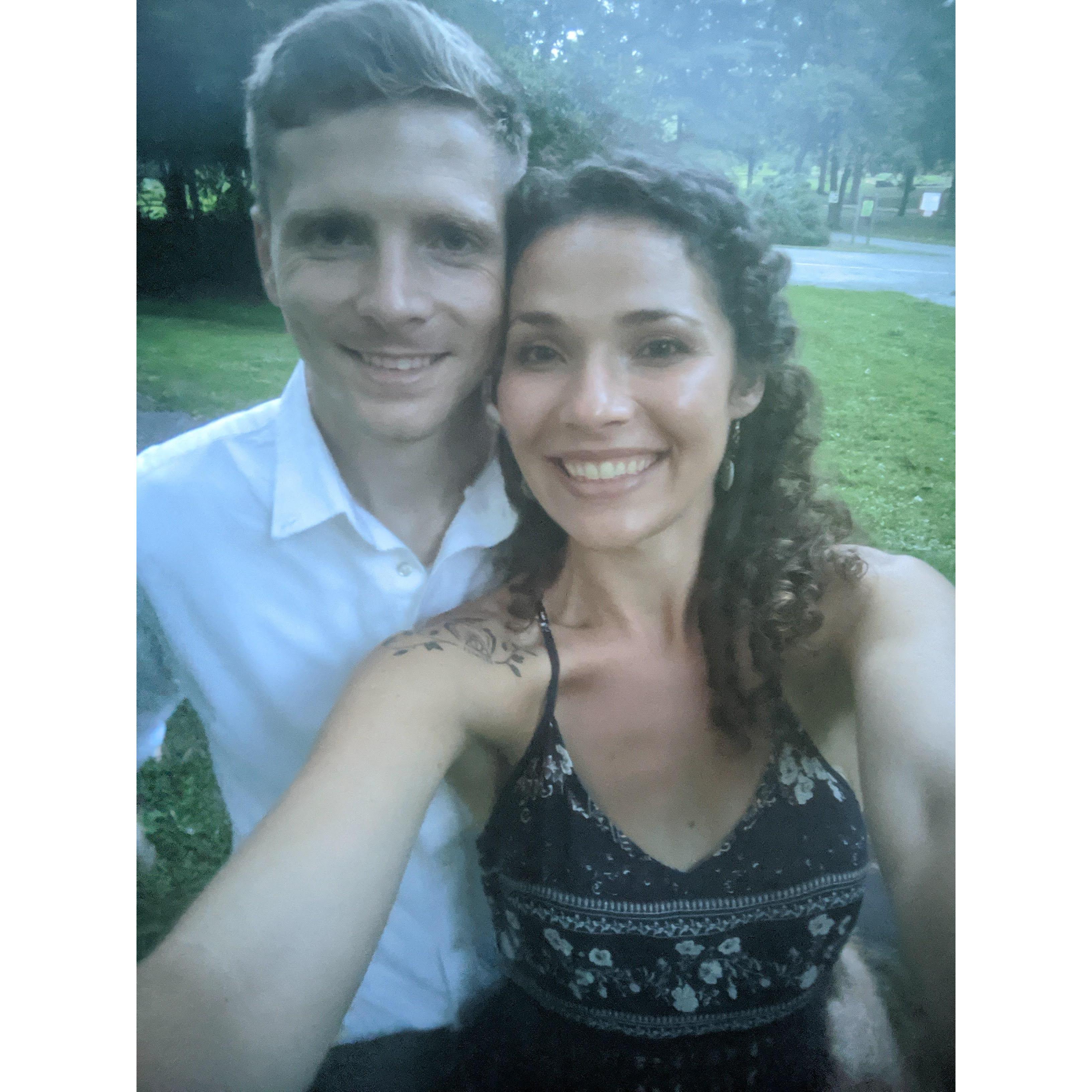 Alburtis, PA. 2020. Just finished our engagement shoot (9 months after getting engaged).