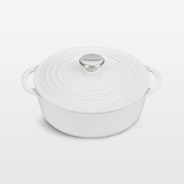 Le Creuset ® White 2.75-Qt. Shallow Round Dutch Oven