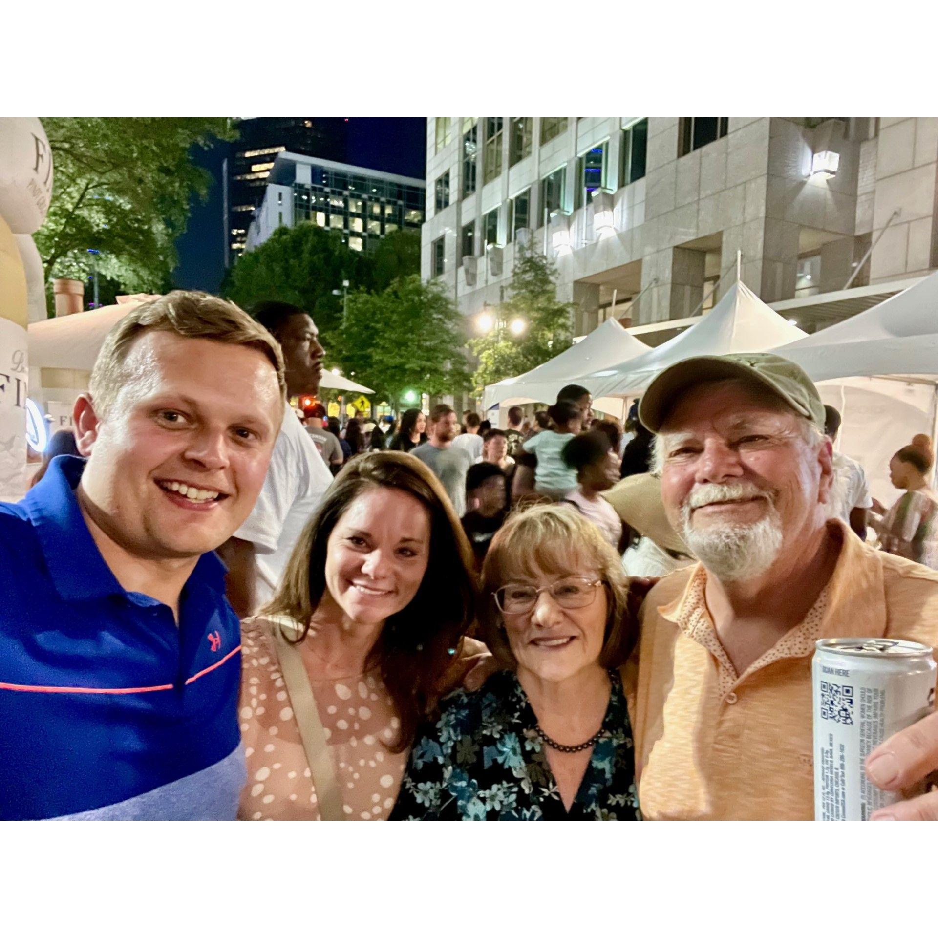 Taste of Charlotte with the fam!
