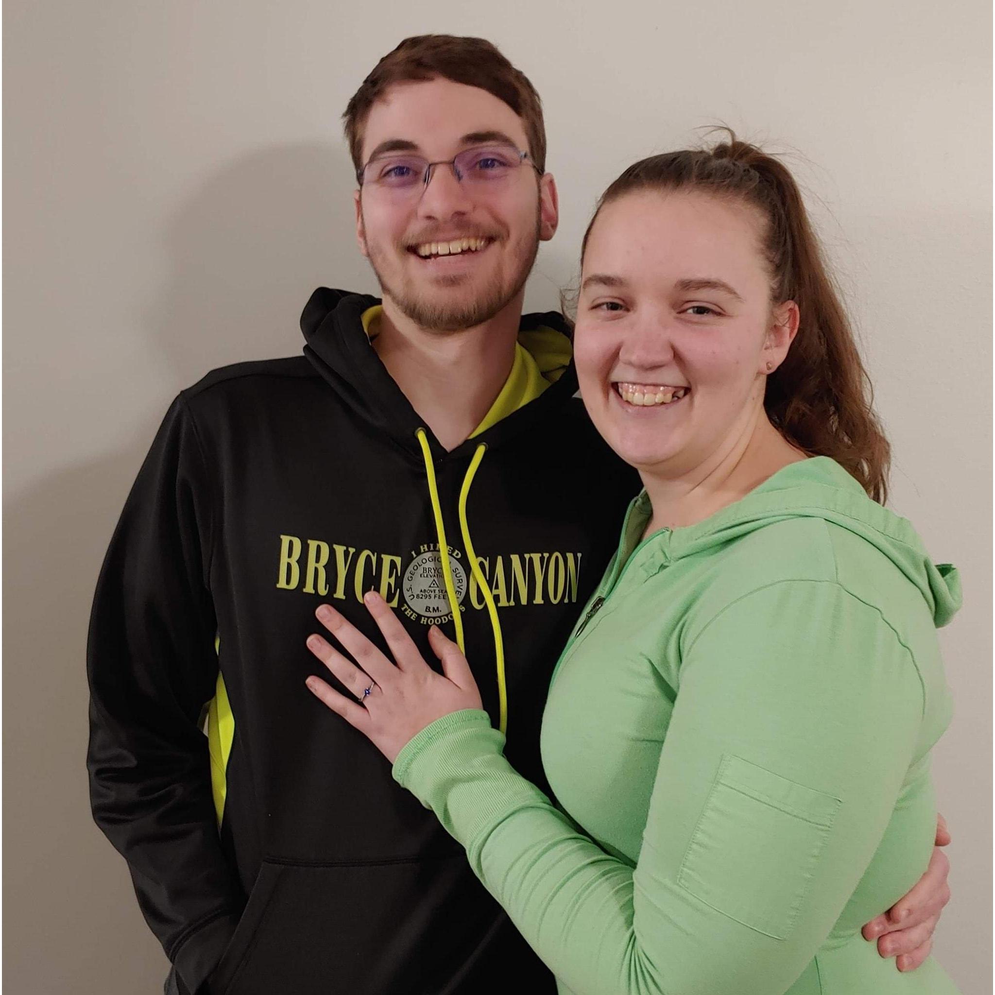 First picture as an engaged couple