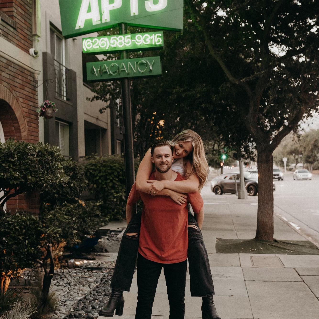 Our first apartment in Pasadena