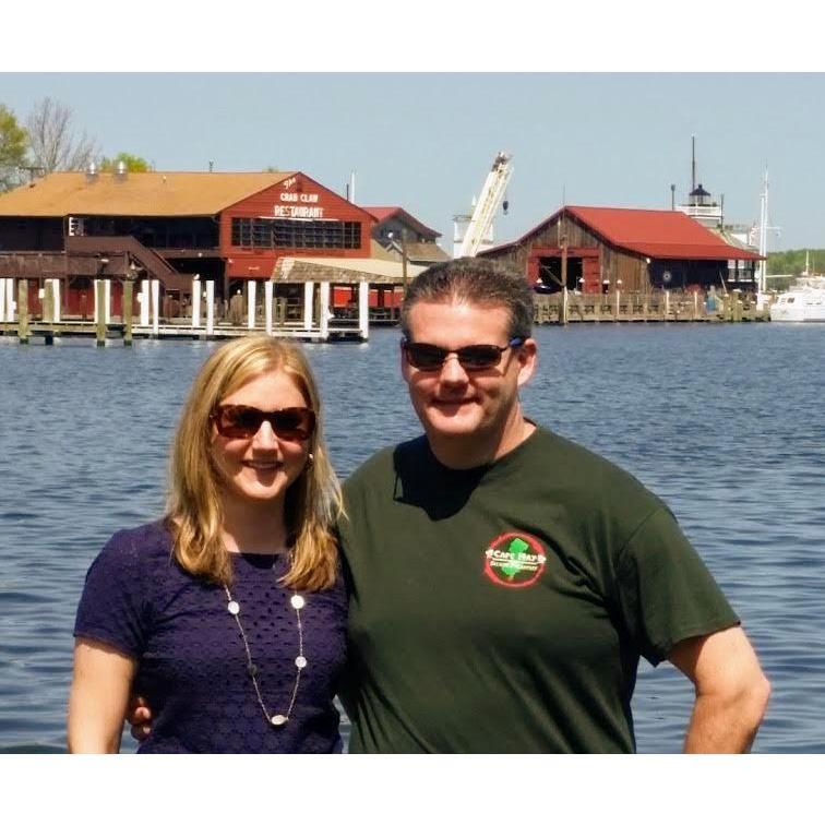 Our first vacation together in St. Michaels, MD