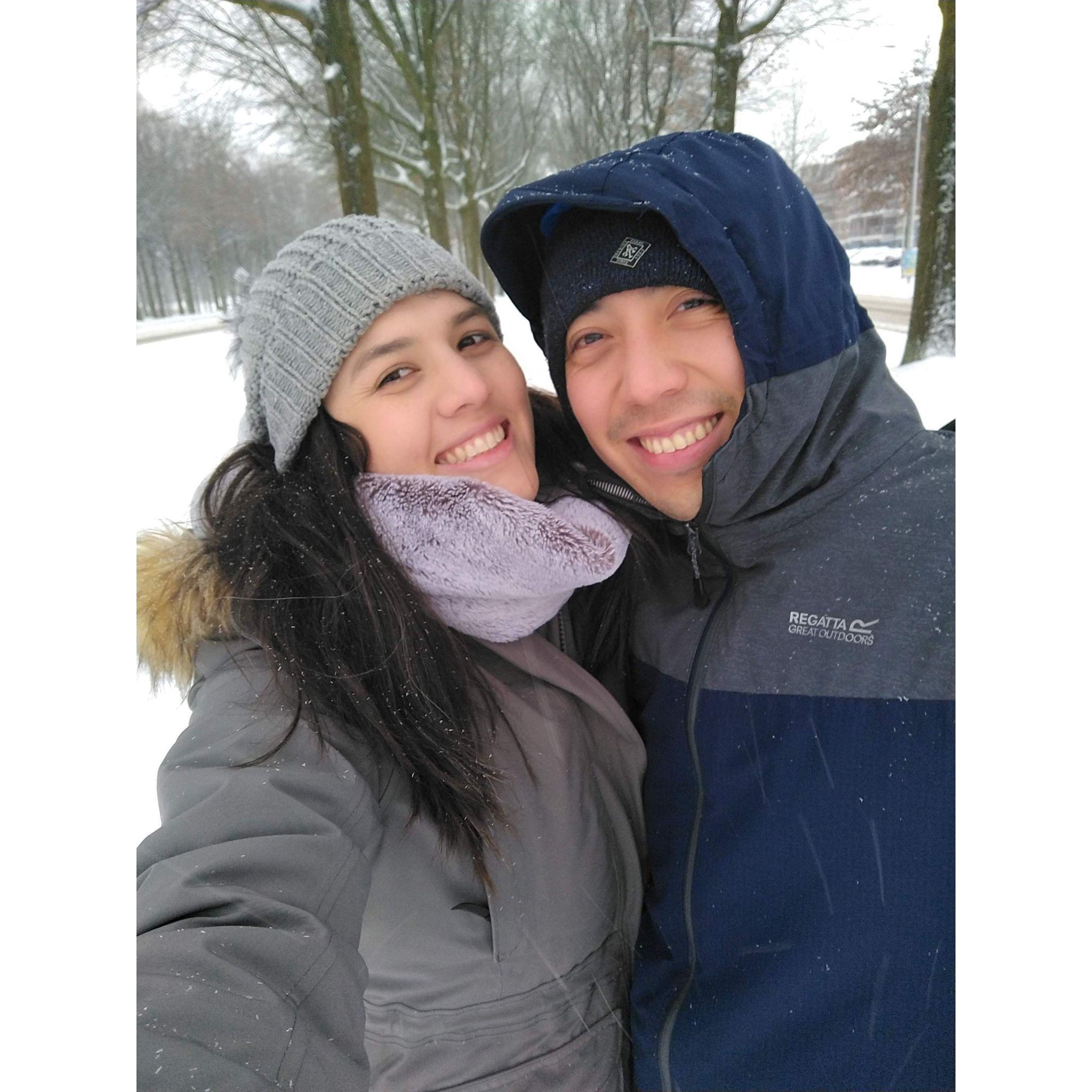Our first snow - Eindhoven, The Netherlands
Primer Invierno con nieve - Eindhoven, Holanda