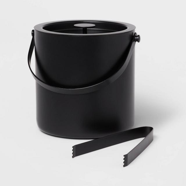 94oz Metal Ice Bucket Black - Threshold™