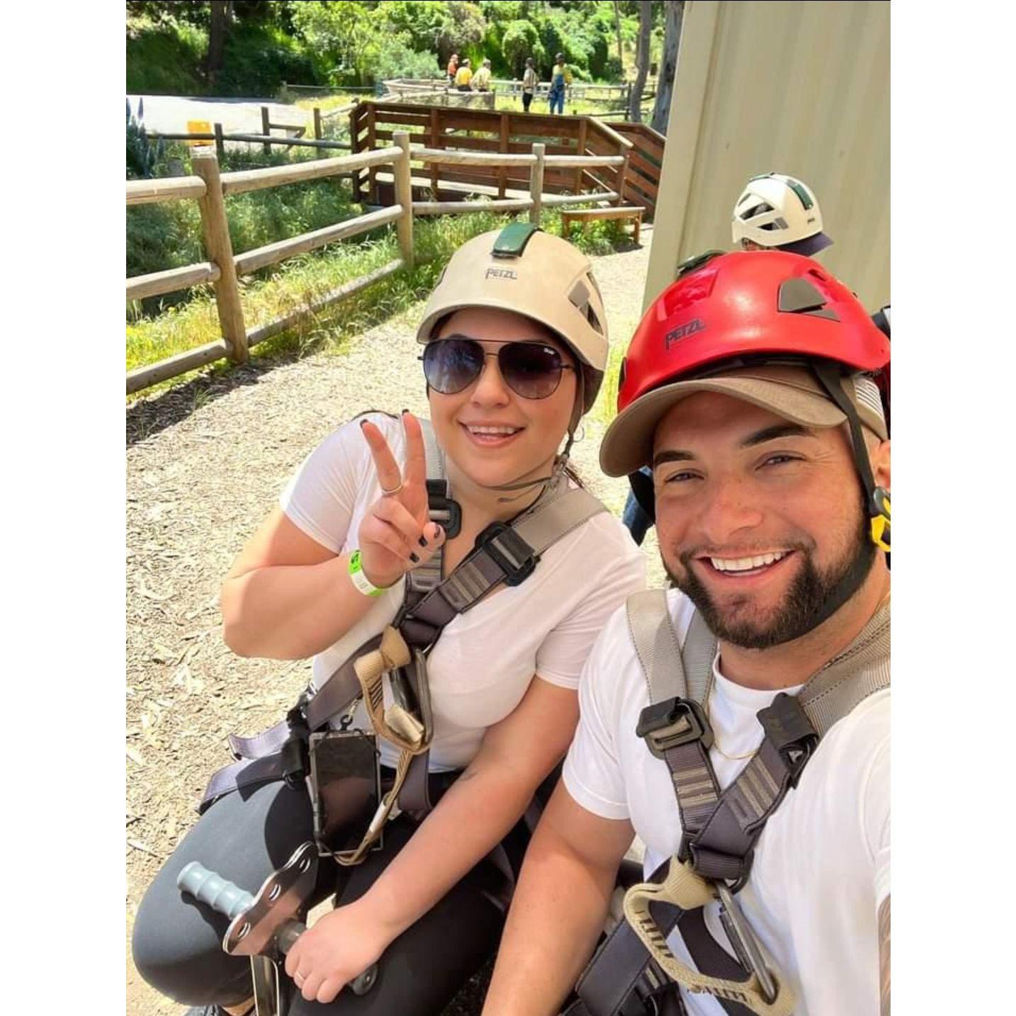 Ziplining in Catalina Island!