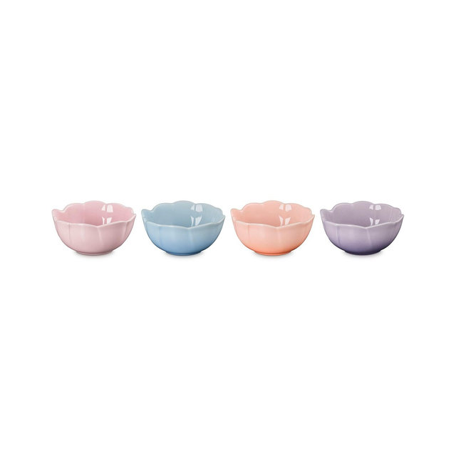 Le Creuset Petal Stoneware 4-Pc. Bowl Set