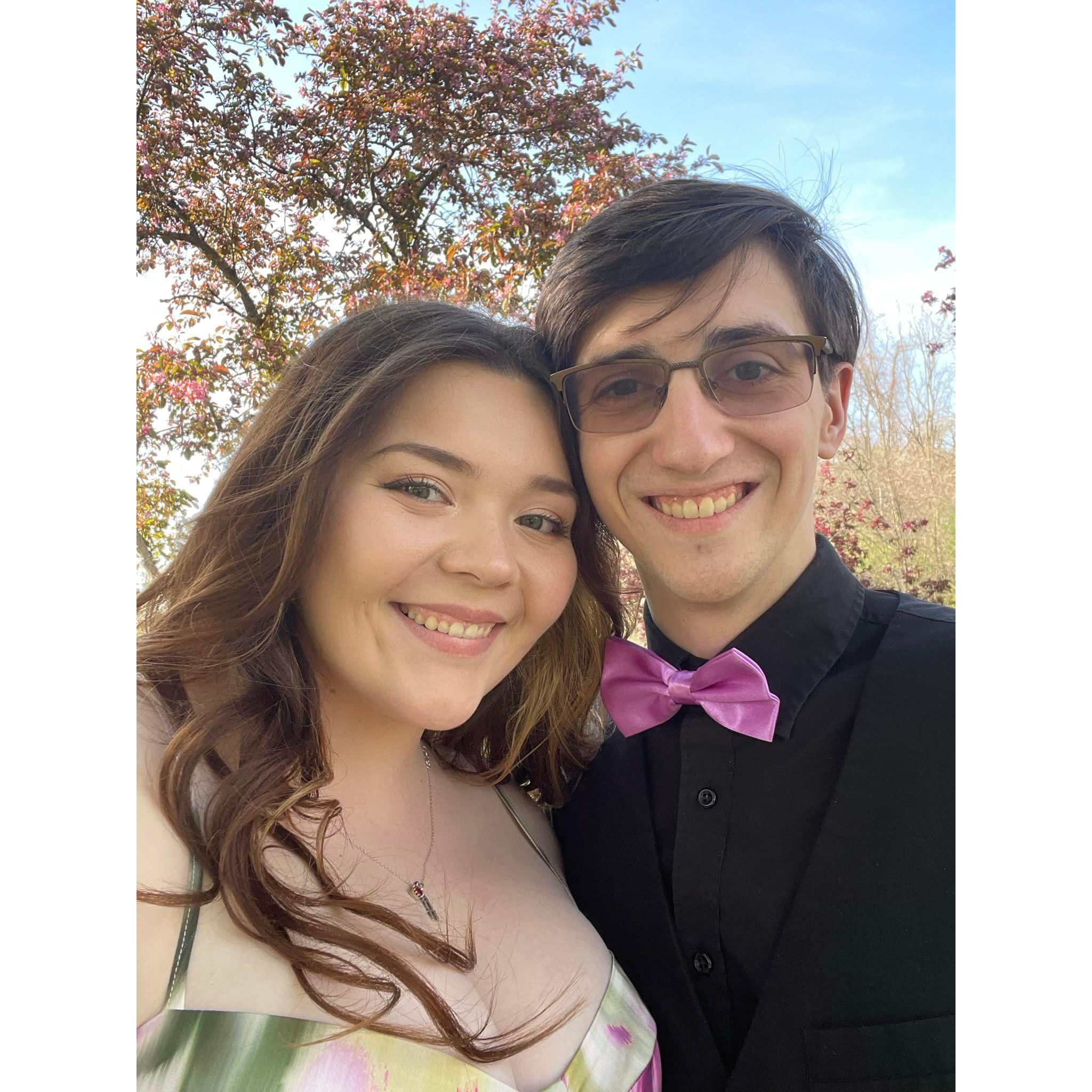 April 2022. We go to my sorority (Alpha Omicron Pi) Rose Ball🌹