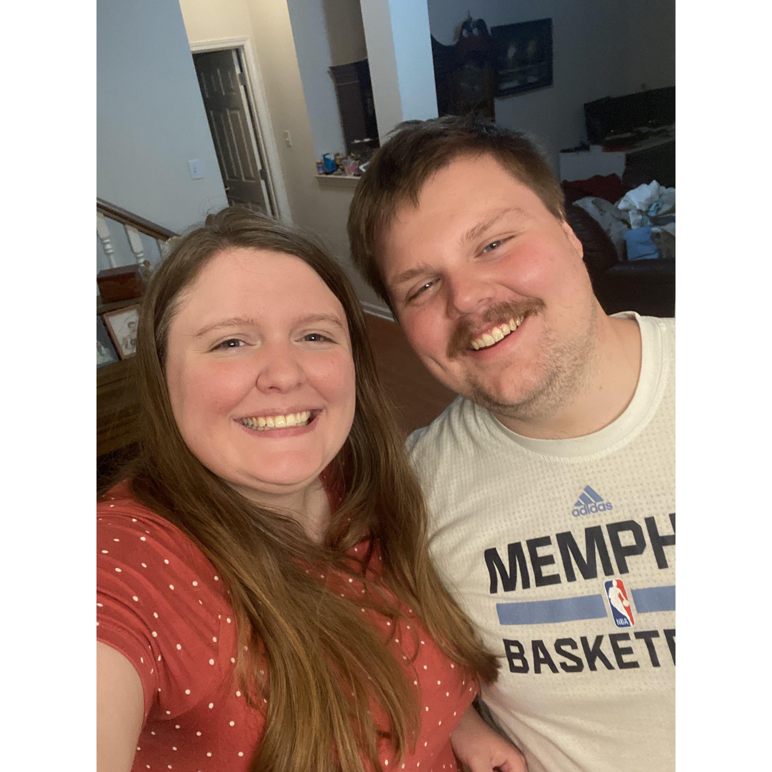 This was taken right after we became official on September 2nd 2023