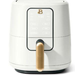 Beautiful 3 Qt Air Fryer with TurboCrisp Technology, White Icing by Drew Barrymore