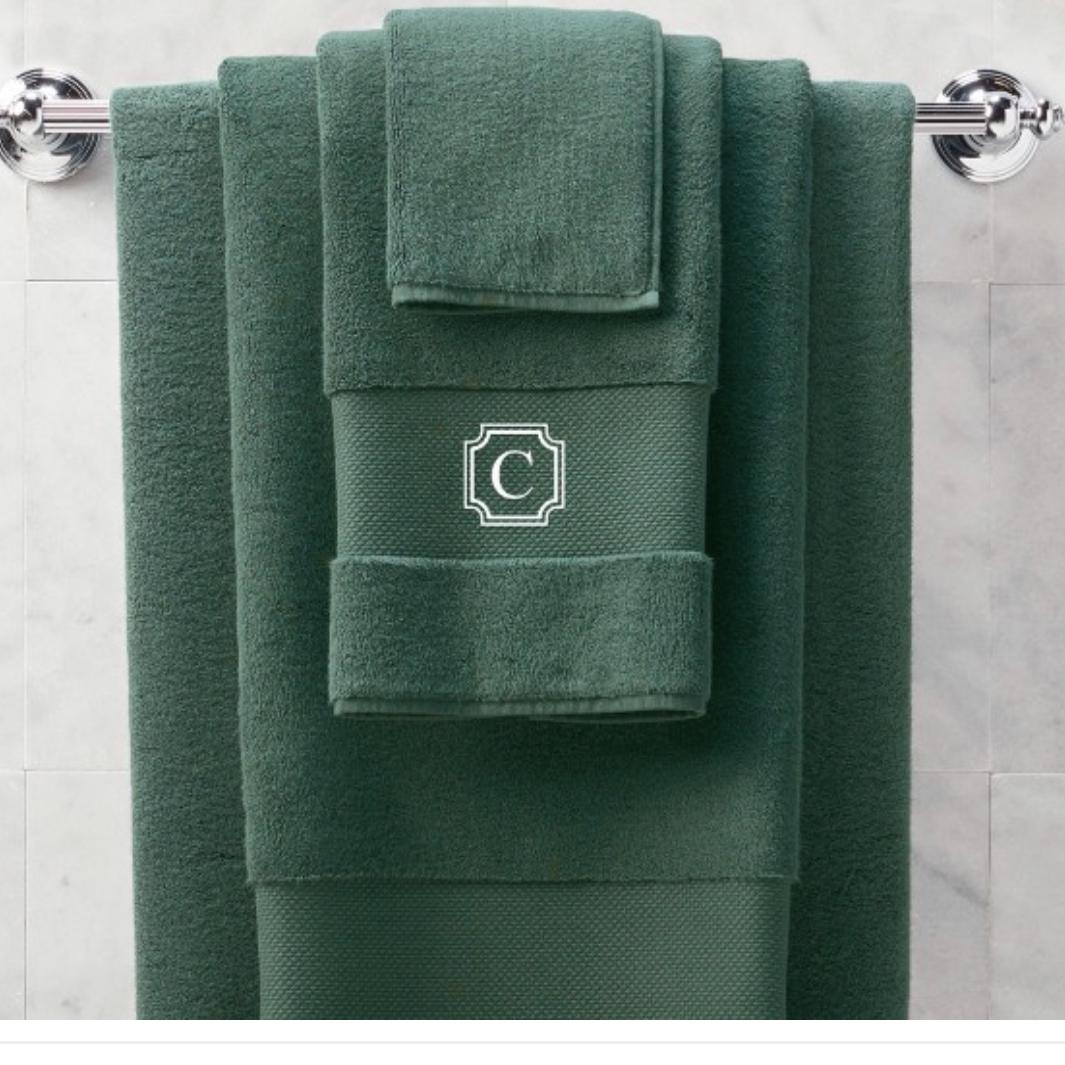 Frontgate Resort Collection™ - Hand Towel, Pine, "C" monogram