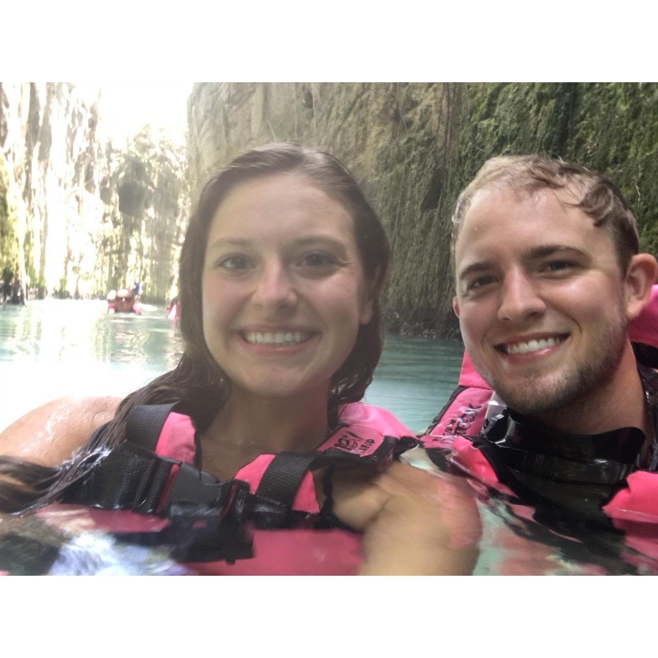 Swimming through the Mexican jungle