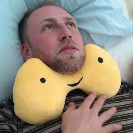 When Brandie had her thyroid removed last year, Josh bought her a spare one. She named it Tyrone the Thyroid.