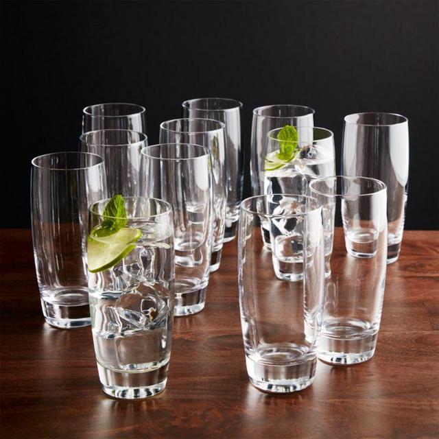 Otis Highball Glasses, Set of 12