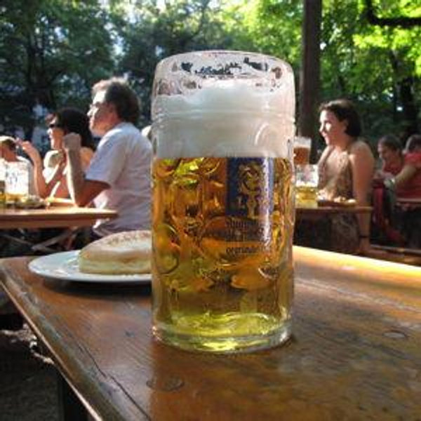 Biergarten Dinner & Drinks in Munich