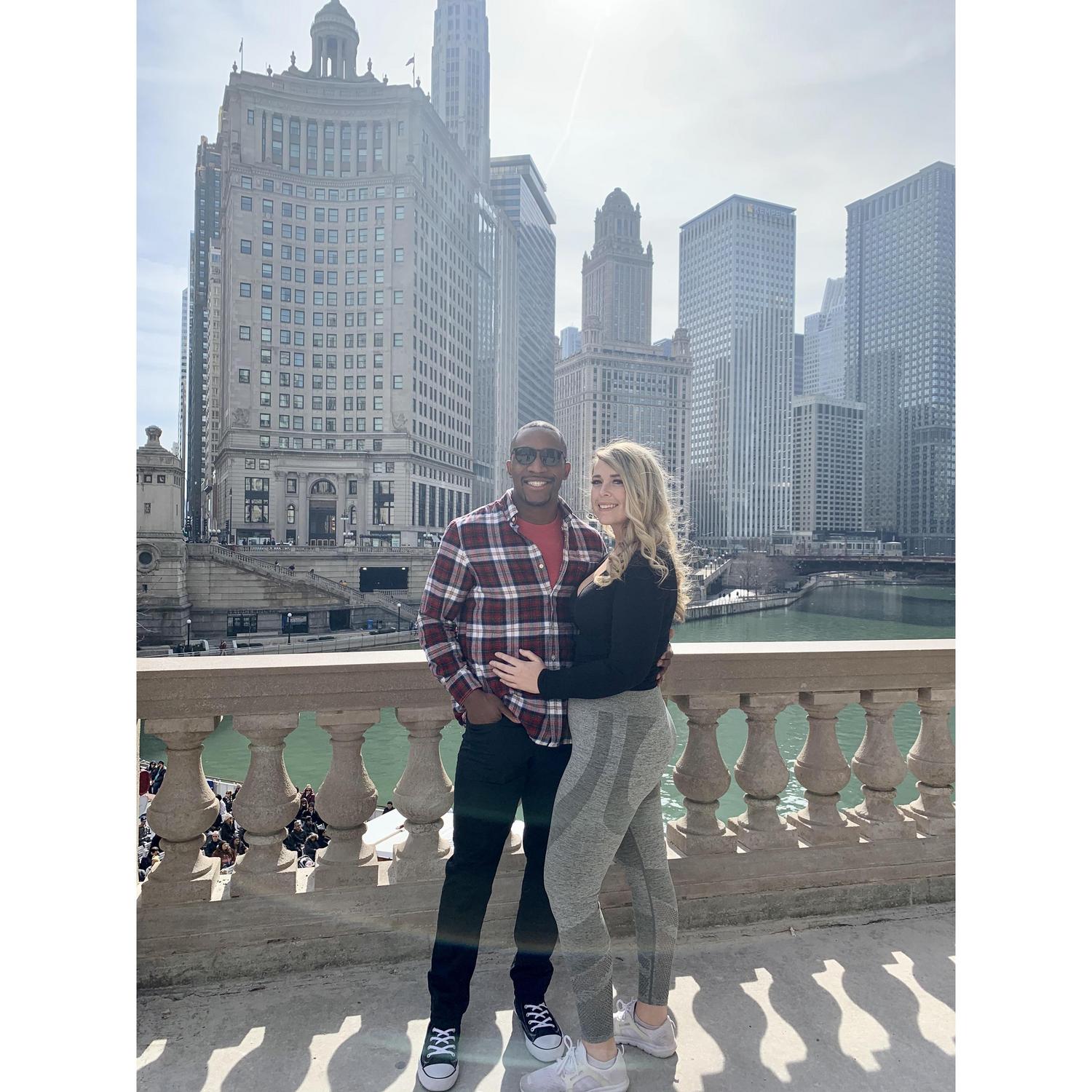 In the Windy City!