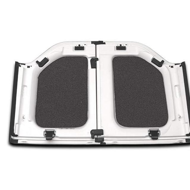 Bedrug - Jeep Headliner | 2011 - 2018 Jeep Wrangler UNLTD JK 4 Door, Custom cut, Grey - 4 pc. | HLJK114DRK