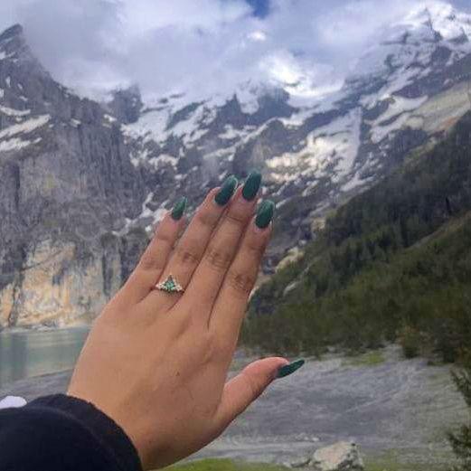 May 2024: Nadeem Proposed in Switzerland! What a view <3