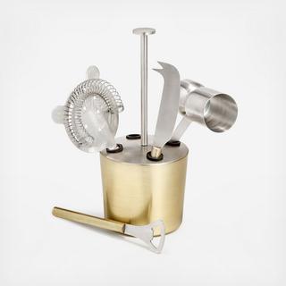 Martha Stewart Collection - Gold-Tone 5-Piece Bar Tool Set