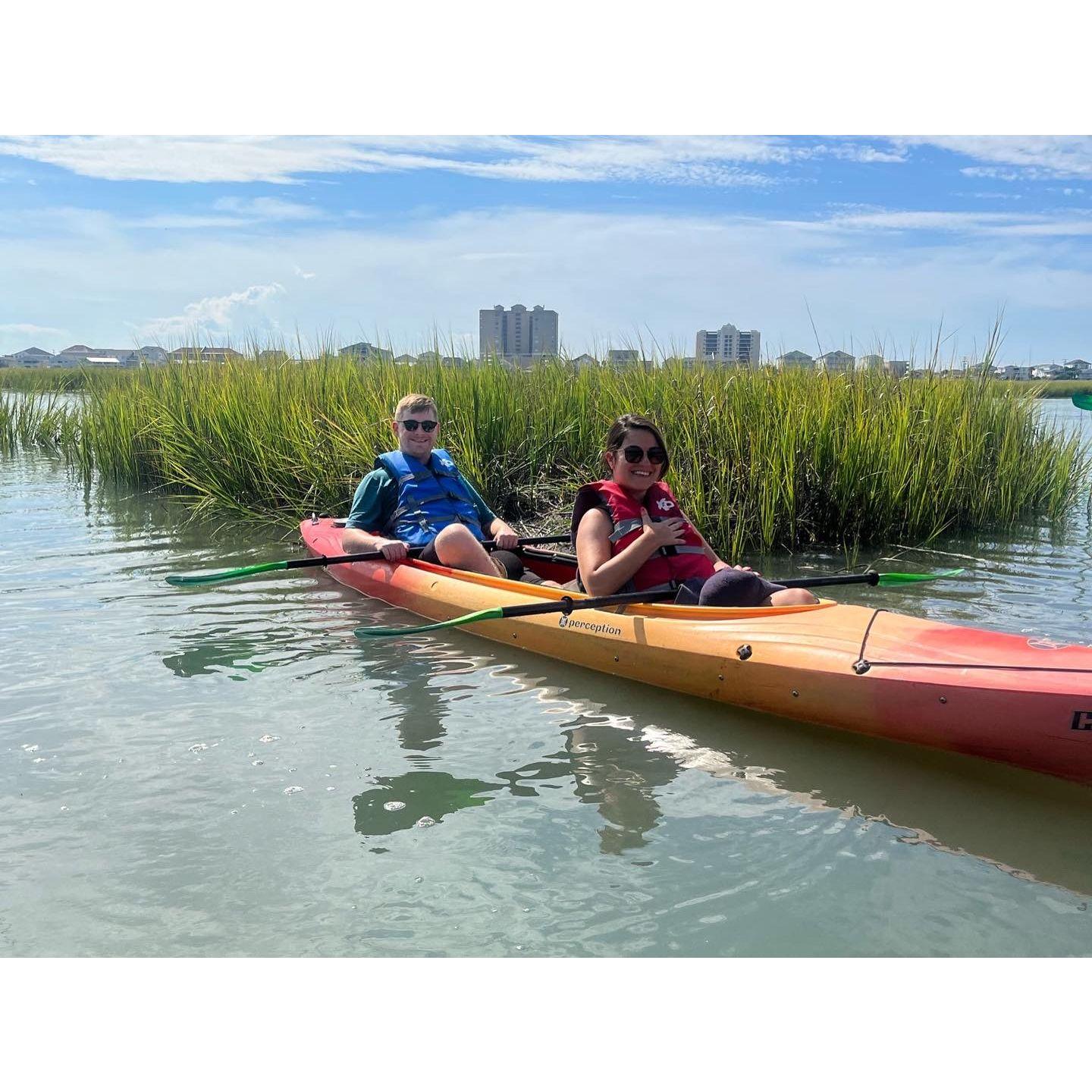 Kayaking in Myrtle Beach