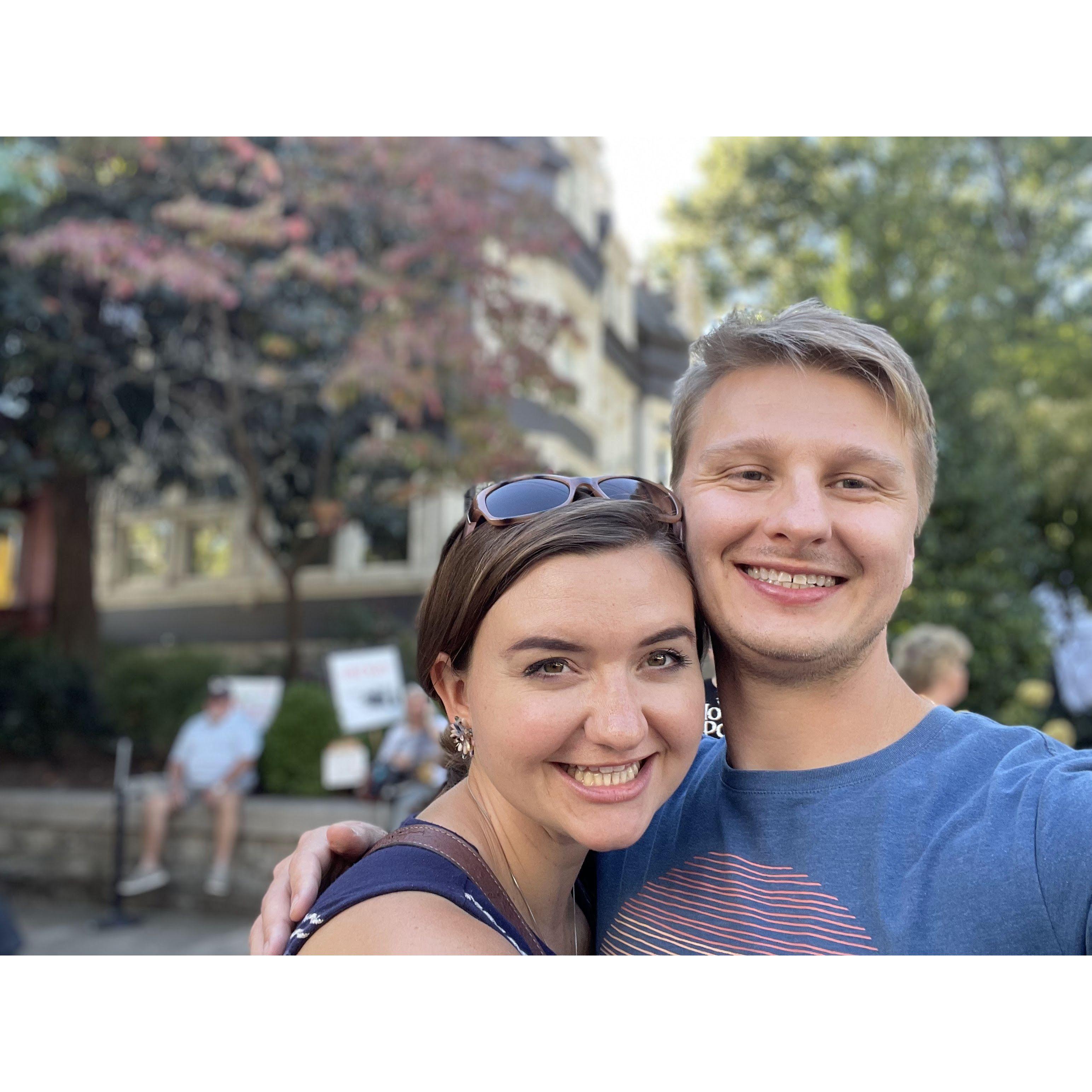 We had a great day at the St. James Art Fair.