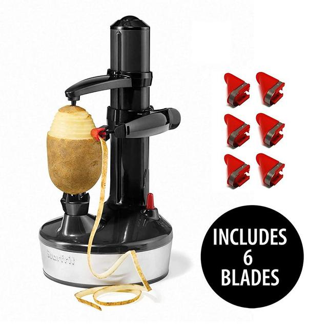 Starfrit Rotato Express 2.0 + 6 Replacement Blades | Updated Model - Electric Peeler