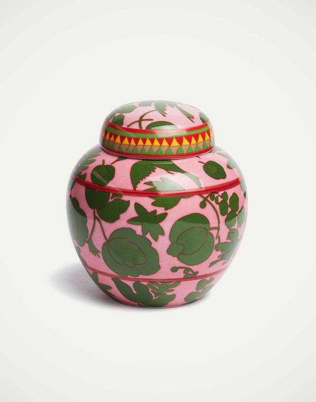 Tea Jar Wildbird Rosa/Verde