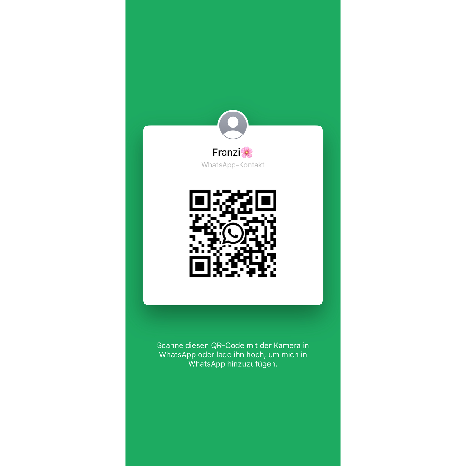 QR Code lange gedrückt halten und auf "öffnen" klicken oder einfach scannen ☺️