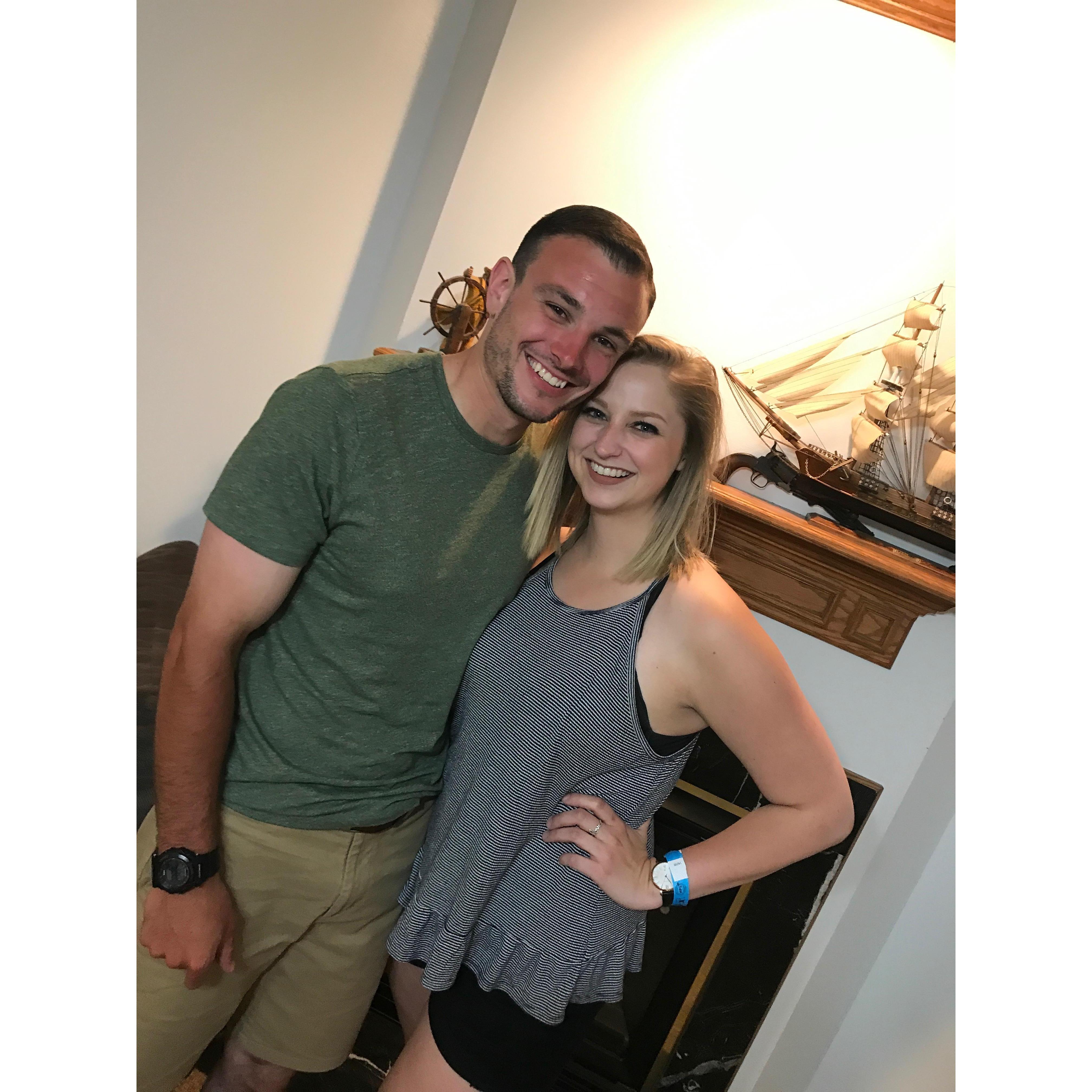 Our first picture as a couple!