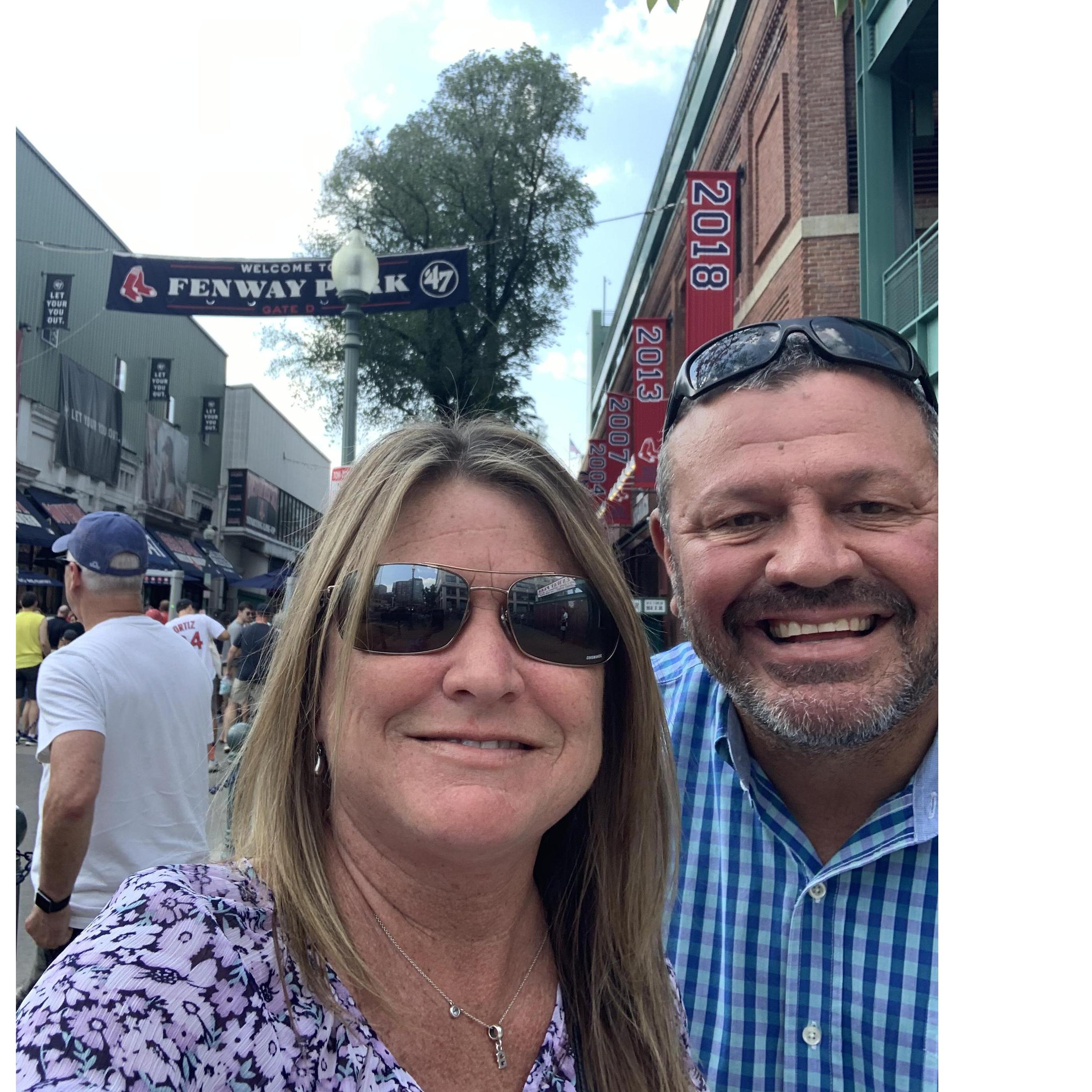 Walking into Fenway!!!