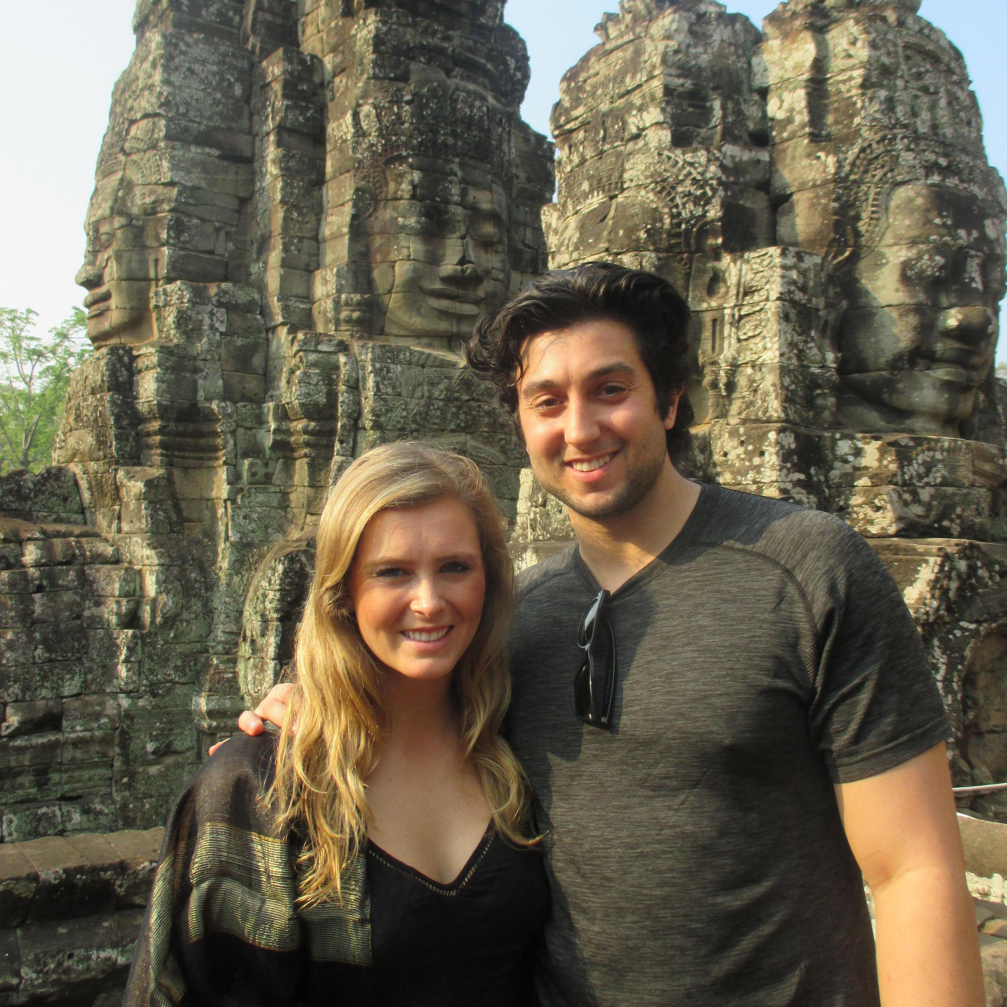 In the ruins of Angkor Wat. 2017.