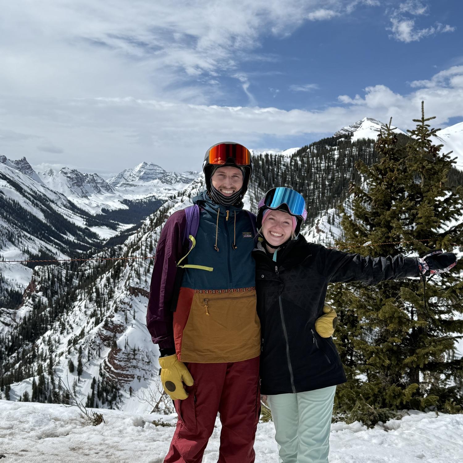 They take their fourth contract in Colorado and do a lot of skiing and snowboarding.