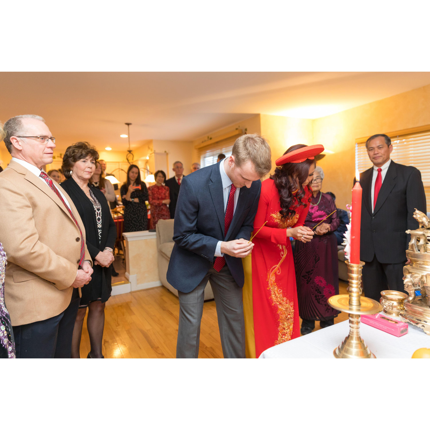 Our Dam Hoi - Vietnamese Engagement Ceremony
Leesburg, VA
December 2017
